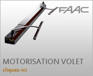 FAAC morisation volet